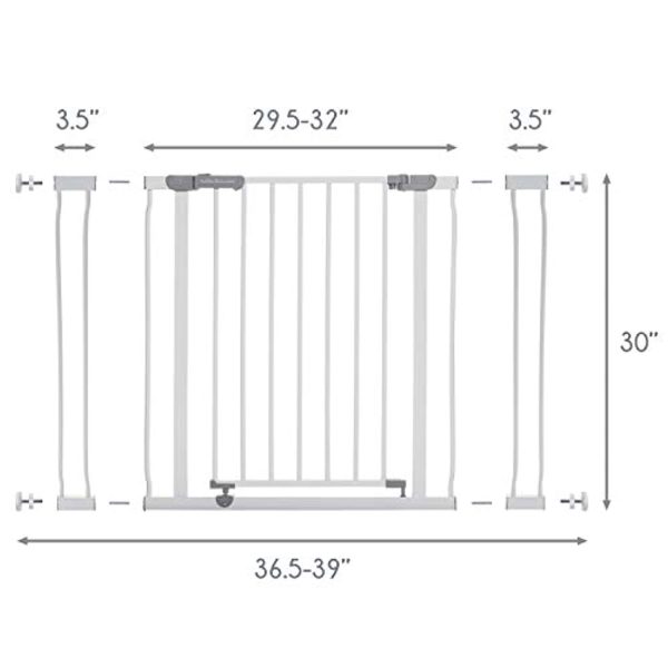 CCBOAY  Winston Pressure Mounted Baby Safety Gate with Stay Open Feature, 29.5-39 inches -Model CK037 Sale