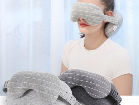 2 in 1 Travel Pillow with Eye Mask | Neck Pillow Sleep Mask Discount