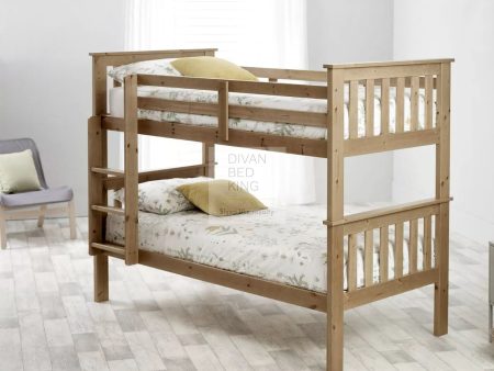 Columbus Detachable Pine Wooden Bunk Bed Discount