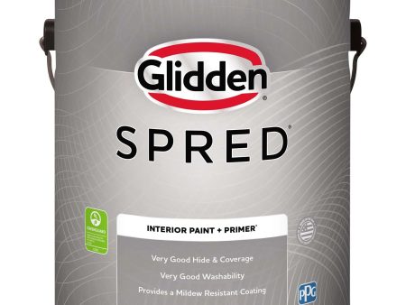 lidden Spred Interior Wall Paint, Tintable Base, Flat, 1 Gallon Online Sale