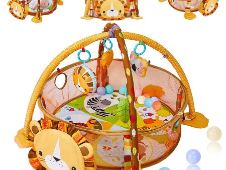 WYSWYG Baby Play Mat Tummy Time Mat Baby Activity Center 3-in-1 Infant Playmat Baby Activity Playmats for Baby Gyms Floor Mat Infants Newborns, Babies and Toddlers 0-3, 3-6, 0-6, 6-12 Months Fashion