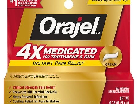 Orajel 4X for Toothache Gum Pain For Discount