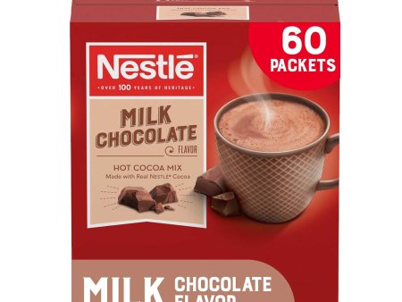 Milk Chocolate Flavor Hot Cocoa Mix, 60 Count EXP 12 25 Supply