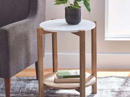 Better Homes & Gardens Round Marble End Table Fashion