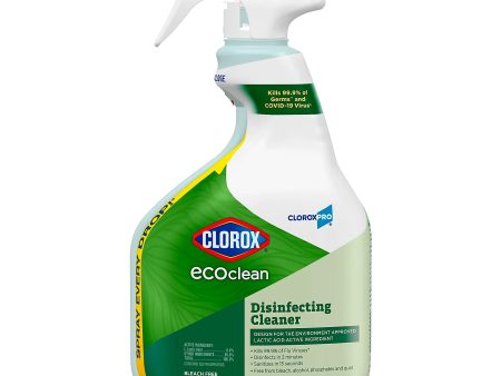 Clorox CloroxPro EcoClean Disinfecting Cleaner Spray Bottle, 32 Fl Oz on Sale