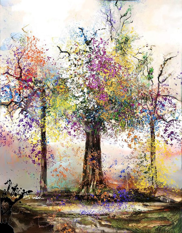 Life tree (Limited Edition on Fine Art Paper - 13x15 in) For Sale