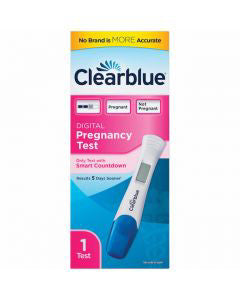 Clearblue Digital Pregnancy Test With Smart Countdown, 1 Count Online now