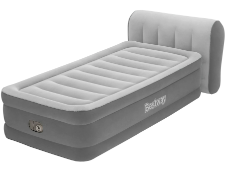 Bestway Headboard 18  Twin Air Mattress with Built-in Pump Supply