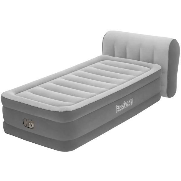 Bestway Headboard 18  Twin Air Mattress with Built-in Pump Supply