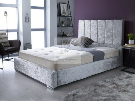 Palermo Luxury Upholstered Panel Bed Frame Online Hot Sale