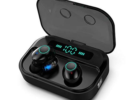 Modohe【Latest Version】True Wireless Earphones Binaural Microphone In-Ear Wireless Headphones Bluetooth 5.0, HiFi Stereo Earbud Touch Control Online