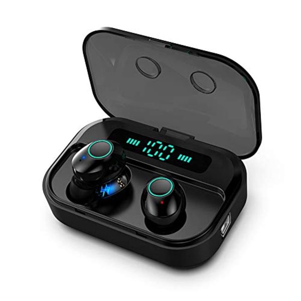 Modohe【Latest Version】True Wireless Earphones Binaural Microphone In-Ear Wireless Headphones Bluetooth 5.0, HiFi Stereo Earbud Touch Control Online