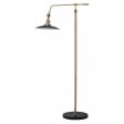 Mid Century Modern Floor Lamp Antique Brass - Splendor Home Online