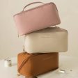 Stylish PU Leather Luxury Cosmetic Bag | Travel Toiletries Organizer on Sale