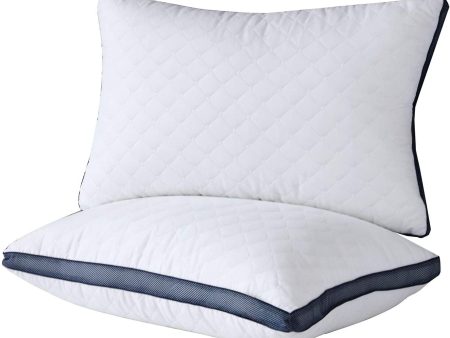 Acanva Pillows for Sleeping(2-Pack), Luxury Hotel Gel Pillow,Bed Pillows for Side and Back Sleeper (Standard) Supply