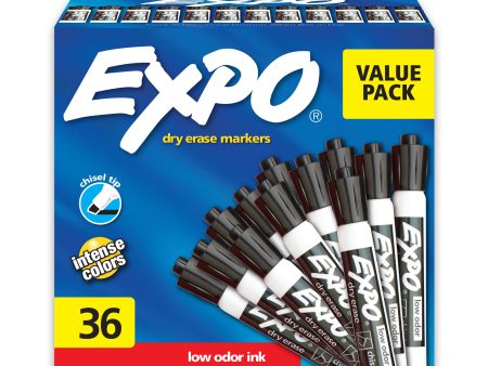 Expo Markers, Black, 36 Case Cheap