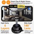 Wi-Fi Spy Camera with Audio and Video Corprit, Home Security Camera with Motion Detection, Remote Monitoring, Home Camera For Discount