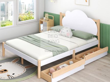 Pedram Wooden Storage Bed Frame with 2 Drawers Included Fashion