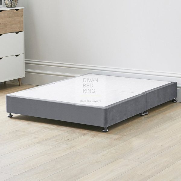 Halstein Solid Heavy Duty Reinforced Divan Bed with Height Options For Cheap