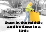 BigBlade Lightweight Snow Removal and Ice Scraper Tool (48 X 40 in) For Discount