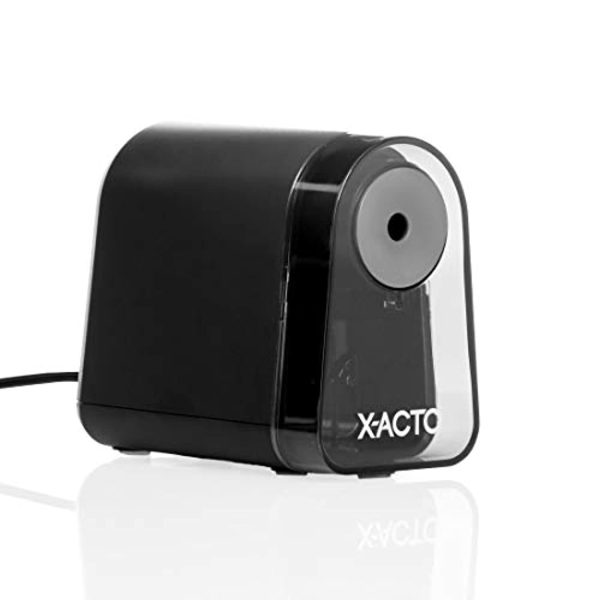 X-ACTO Pencil Sharpener | Mighty Mite Electric Pencil Sharpener, With Pencil Saver, SafeStart Motor, Black, 1 Count Online Hot Sale