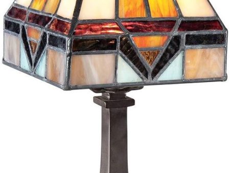 Fine Art Lighting T614 84 Glass Cuts Mini Tiffany Table Lamp, 6 x 12 For Sale