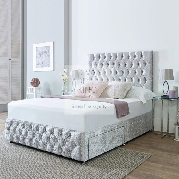 Beirut Divan Bed with Matching Footboard and Mattress Options Sale