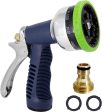 Gardenite Twinkle Star Heavy Duty Garden Pattern Nozzle, Fits All Standard Garden Hoses, 9 Adjustable Patterns Water Jet Pistol Grip Trigger - for Car Wash, Patio Cleaning, Watering Lawn Garden, Shower Pets Online now