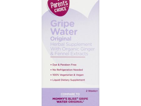 Parent s Choice Gripe Water, Unflavored, 4 oz Discount