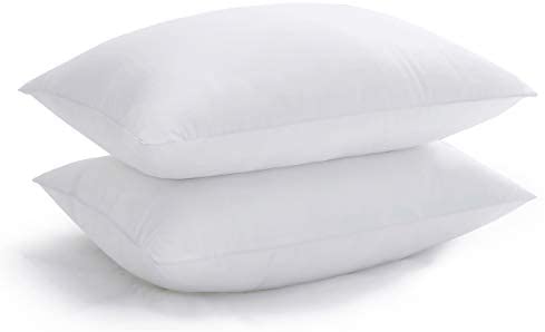 Acanva Basic Bed Pillow Soft Rest Cushion Stuffer for Sleeping, King 20  x 36 , White, 4 Pack Online now