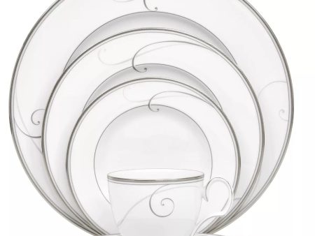 Noritake Platinum Wave 5-Piece Place Setting Sale