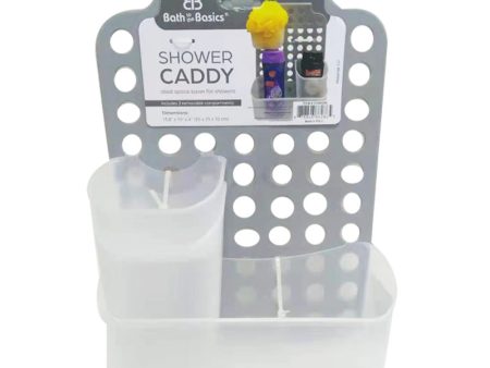 Plastic Shower Caddy w  3 Removeable Compartments Online now