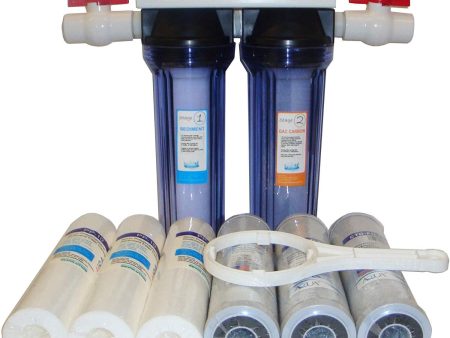 Reverse Osmosis Revolution 3 4  Port Dual Stage Whole House Water Filtration System with Sediment & CTO Filters Online Hot Sale