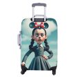 Wednesday Minnie Ears Luggage Cover | Suitcase Covers Discount