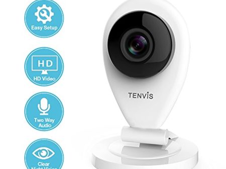 TENVIS IP Camera - Wireless IP Camera Security Camera with Two-way Audio, Night Vision Camera, 720P & 2.4GHZ Pet Baby Monitor Surveillance Online Hot Sale