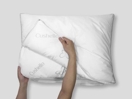 Cushello Adjustable Bed Pillow: Adjustable Memory Foam Clusters Pillow Hot on Sale