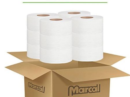 Bathroom Tissue, Septic Safe, 2-Ply, White, 3.3 X 1000 Ft, 12 Rolls Carton Sale