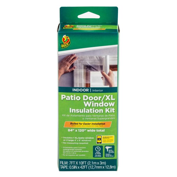 Duck Brand 84 in. x 120 in. Rolled Window Insulation Film Kit Sale