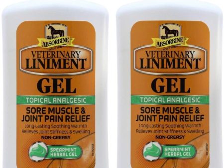 Absorbine Veterinary Liniment Gel, 12-Ounce 2 Pack Supply