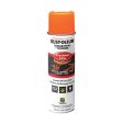 Rust-Oleum Line Marking Paint,20 oz,Fluor. Orange 203027V Supply