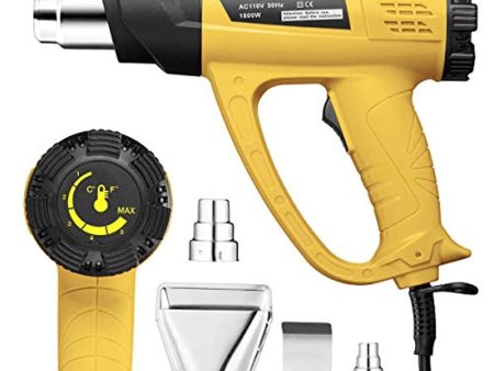 Solarson Heat Gun 1800W Kits Variable Temperature 122℉-1022℉(50℃- 550℃) High Power Hot Air Gun, 2 Speed-Setting For Discount