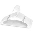 Sharpty White Plastic Hangers | Plastic Clothes Hangers For Discount