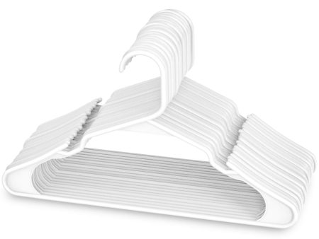 Sharpty White Plastic Hangers | Plastic Clothes Hangers For Discount