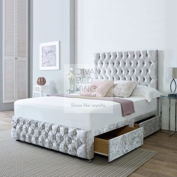 Beirut Divan Bed with Matching Footboard and Mattress Options Sale