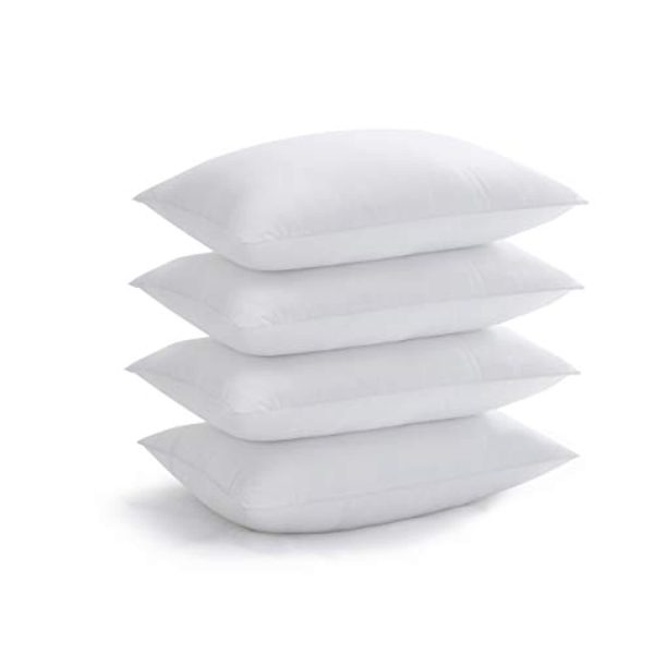 Acanva Basic Bed Pillow Soft Rest Cushion Stuffer for Sleeping, King 20  x 36 , White, 4 Pack Online now