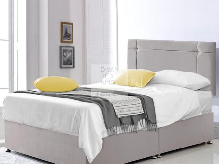 Samson Reinforced Divan Bed Set with Button Headboard For Cheap