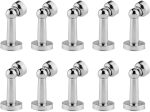 6 Pack Magnetic Door Stop, Stainless Steel Door Stopper in Brushed Nickel, Magnetic Door Catch Holder for Wall or Floor Mount with Screws Hold Your Door Open by Beautygrowing Fashion