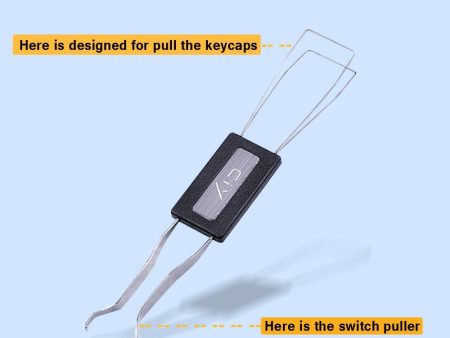 SYIDINZN Keycap Puller Gaming Keycaps Kit Switch Puller 12 Keys WASD Keycaps with Keycap Removal Tool for Removing Fixing Mechanical Switch Tools (Black) For Sale