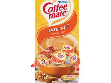 Coffee mate Hazelnut Liquid Creamer, 0.38 oz., 50 Box, 2 25 Cheap