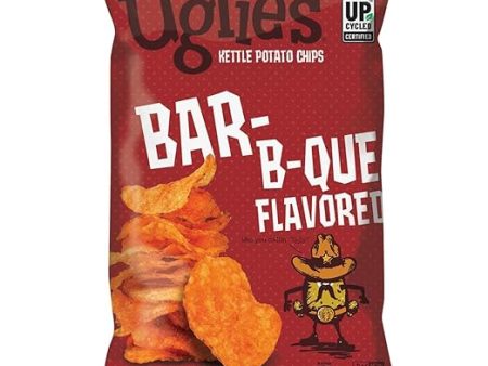 Uglies BBQ Kettle-Cooked Potato Chips, 24 Pack, Best By: 10 19 24 Fashion